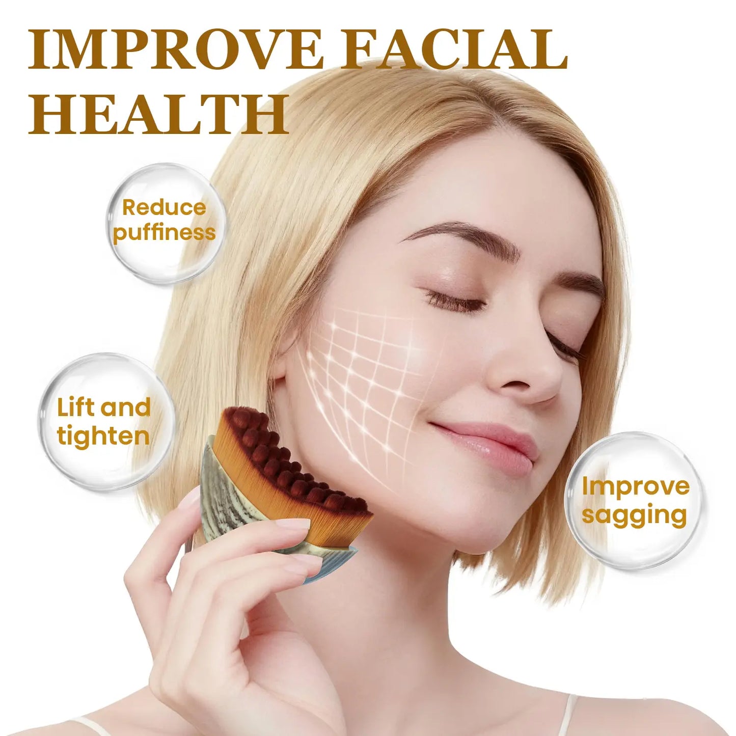 Sculpting Lymphatic Facial Contour Brush