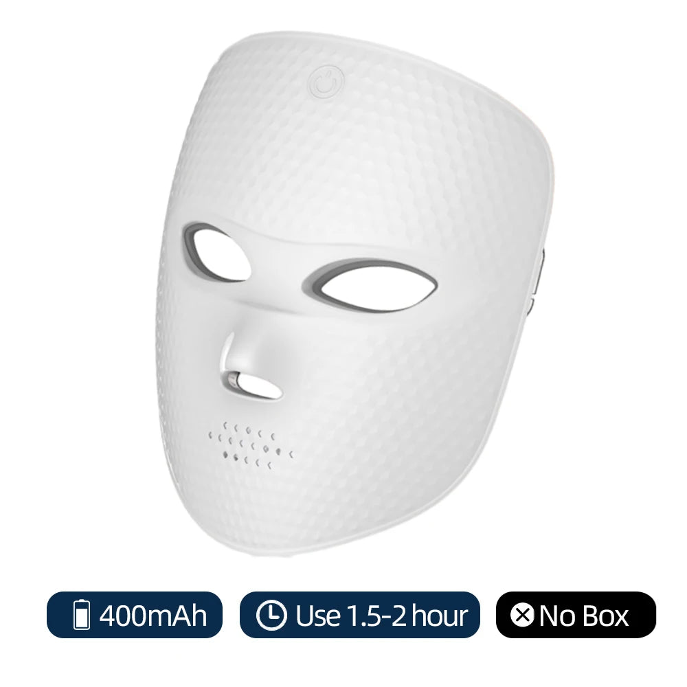 KAIROSHICS Wireless LED Mask 7 Color LED Face Mask Photon Skin Firming Anti Aging Rejuvenation Beauty Mask Machine